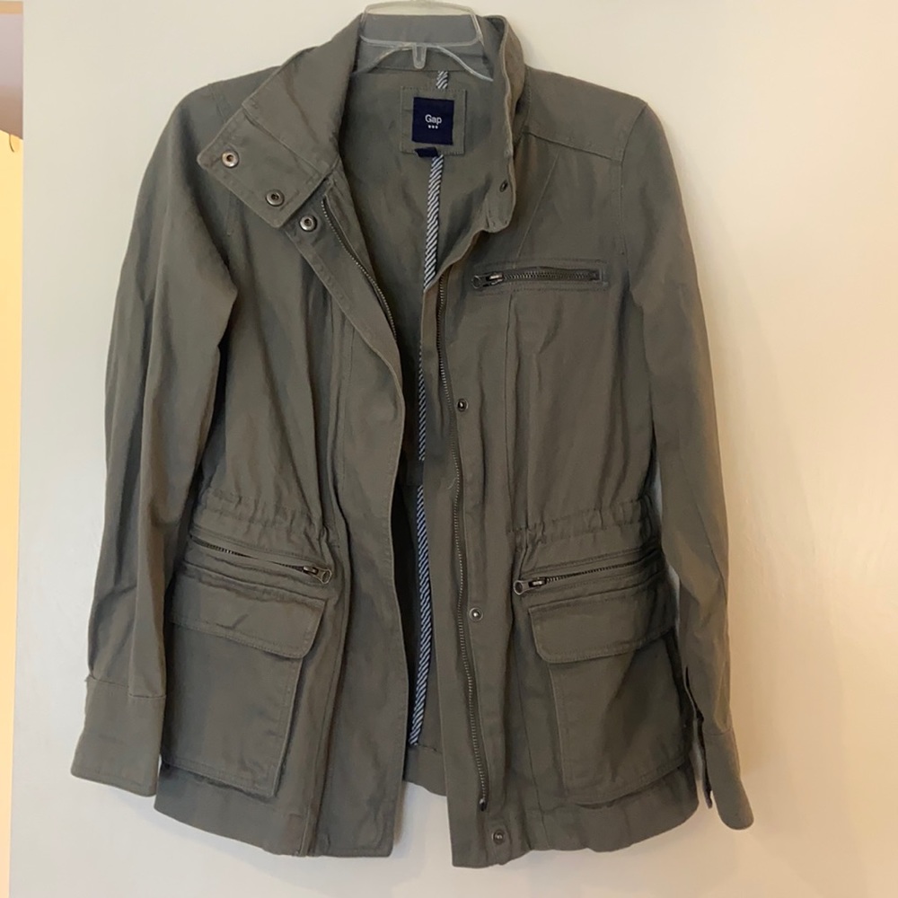 2/$10 or 3/$12- Gap Olive Green Jacket/Coat - Size XS